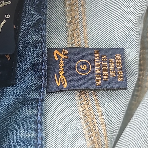 Seven 7 High Rise Skinny Jeans Size 6 Venus Blue 4-way stretch NWT MSRP $64 - Picture 12 of 15